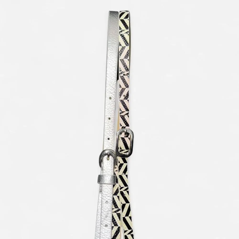 2-Pack of Skinny Fashion Belts from Madden Girl